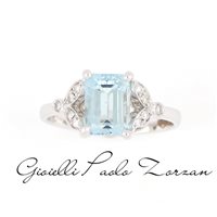 Ring Zorzan Gioielli Woman in White Gold Acquamarina 1.971 Ct PZAN2501 - PZAN2501